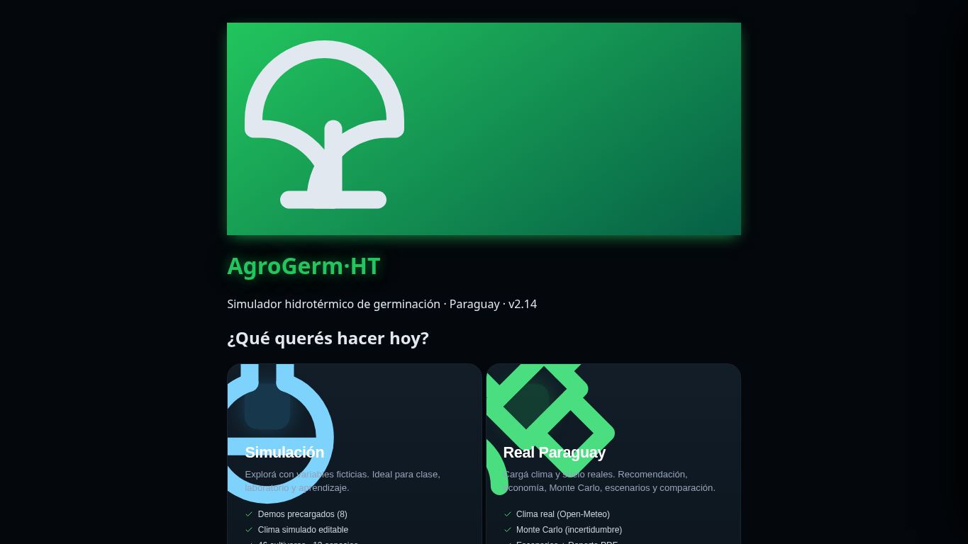 AgroGerm·HT desktop preview captured by PWAs.app