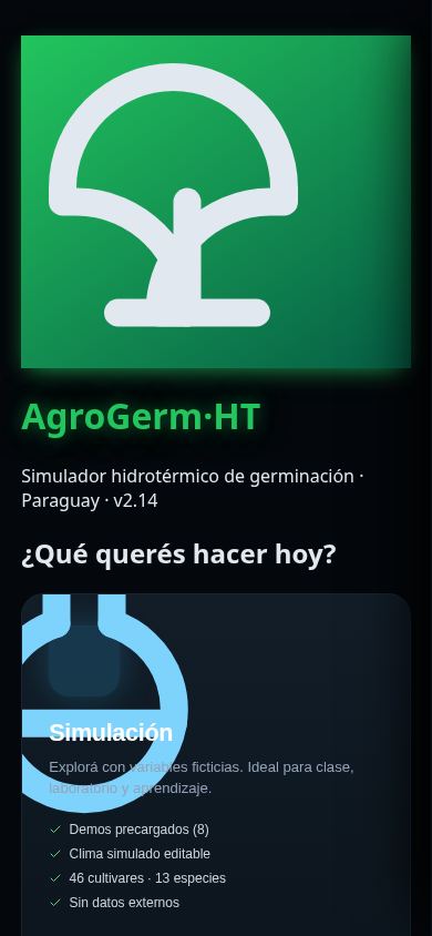 AgroGerm·HT mobile preview captured by PWAs.app