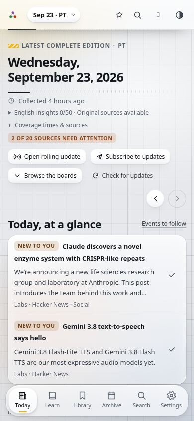 AI Resonance mobile preview captured by PWAs.app