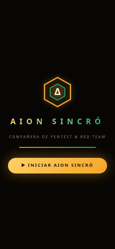 Aion Sincro — Compañera de Pentest y Red Team mobile preview captured by PWAs.app