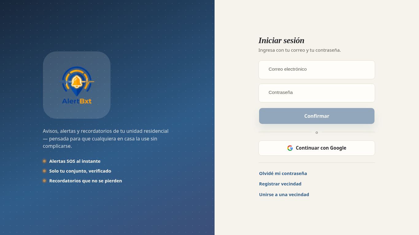 AlertBxt desktop preview captured by PWAs.app