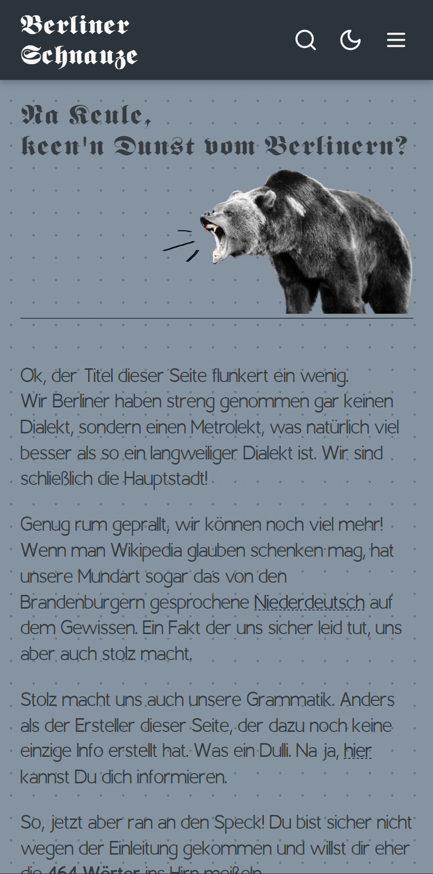 Berliner Schnauze narrow preview 2