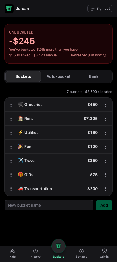 Bucket My Money narrow preview 2