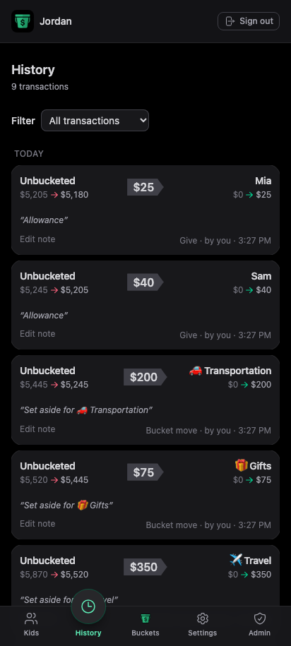 Bucket My Money narrow preview 3