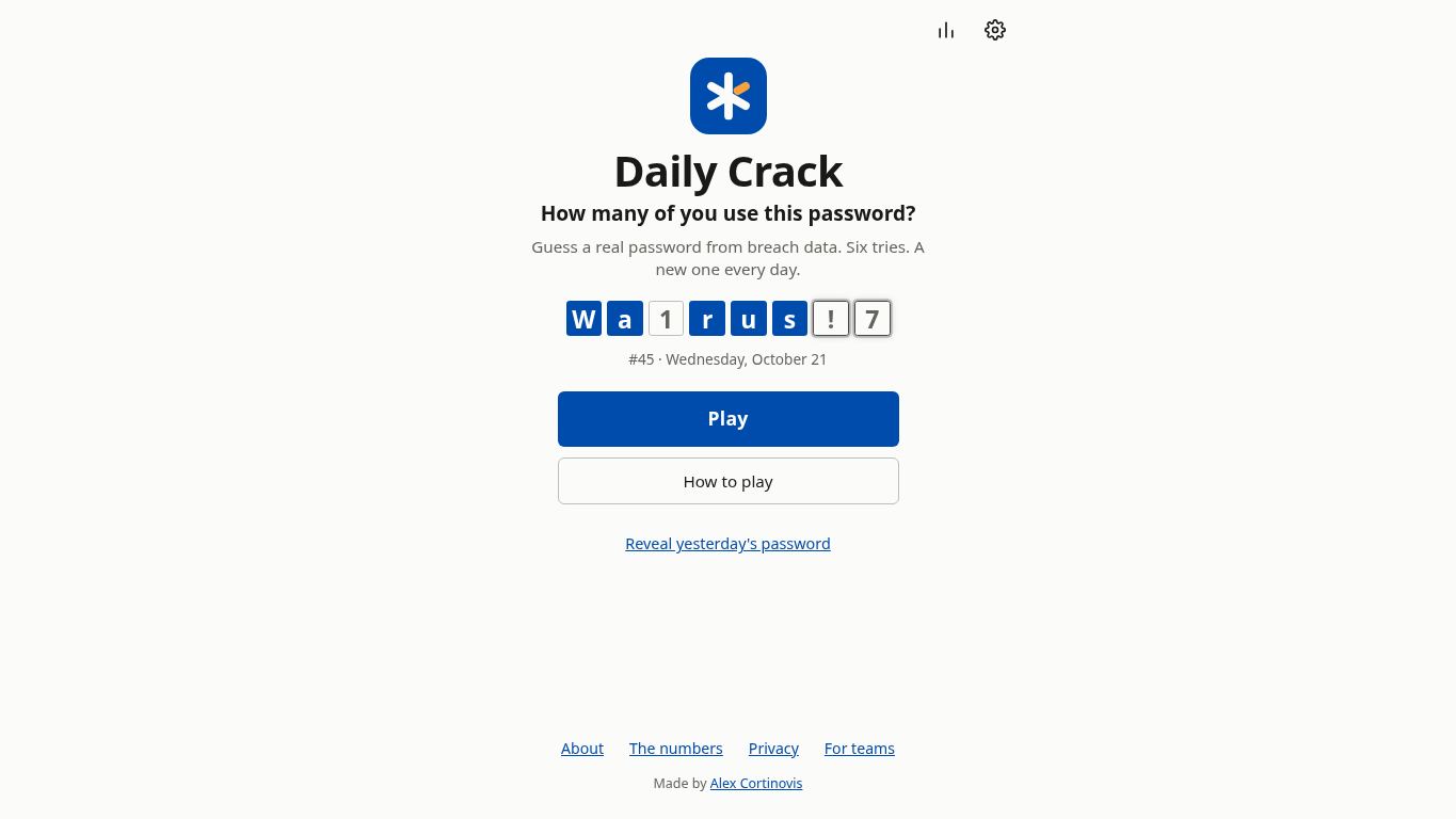 Daily Crack desktop preview captured by PWAs.app