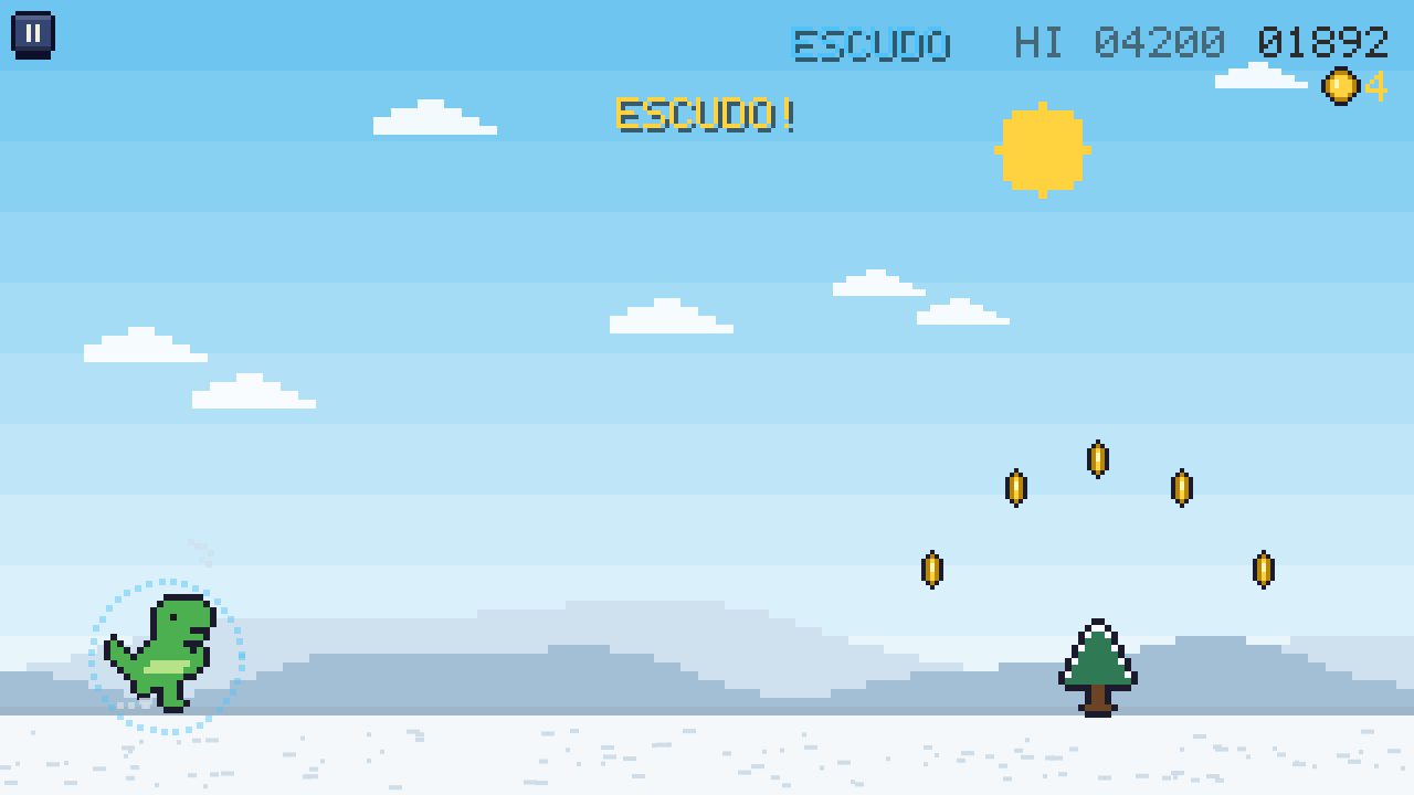 Esquivando cactus con el dino
