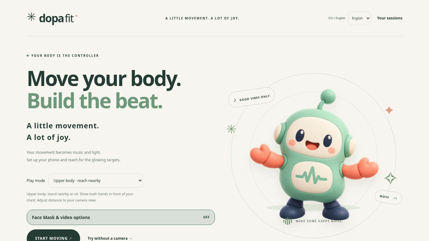 Dopa Fit / ドパフィット desktop preview captured by PWAs.app