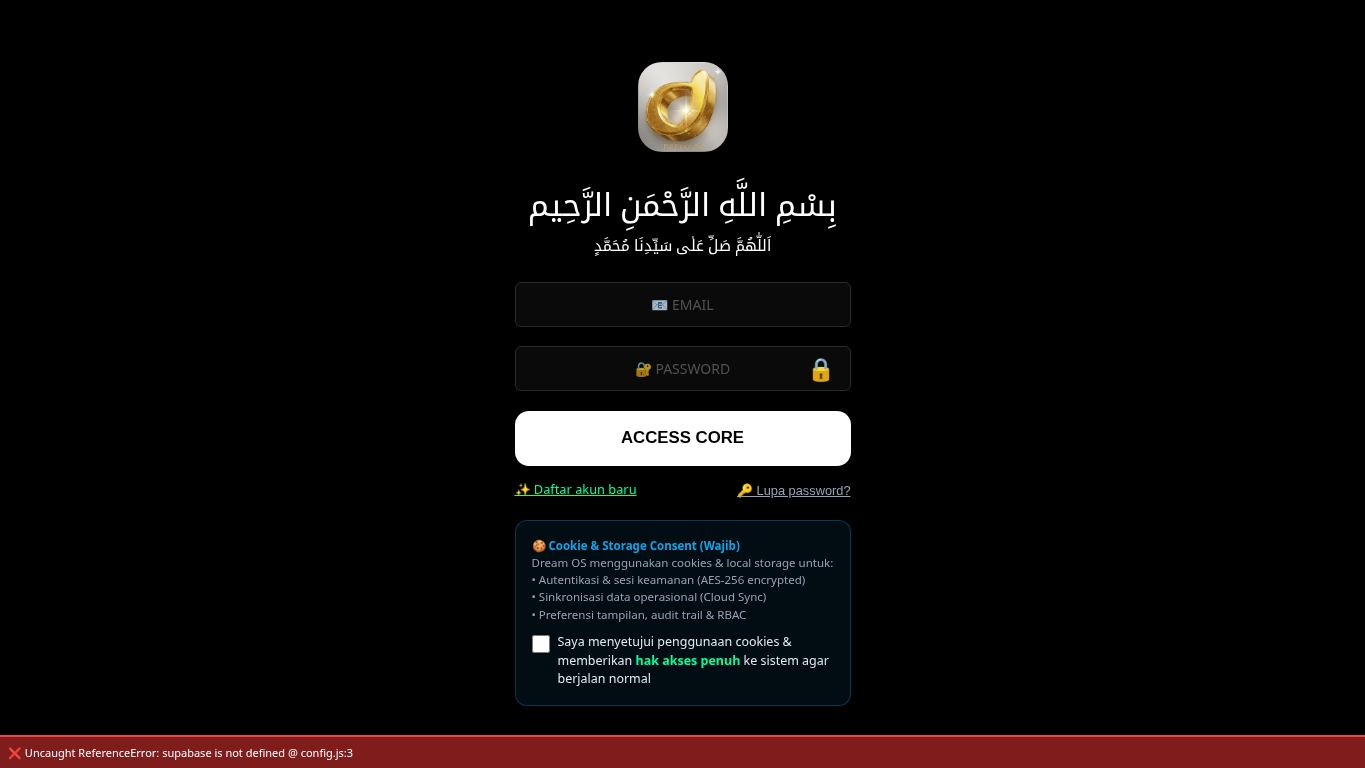 Dream OS Enterprise desktop preview captured by PWAs.app
