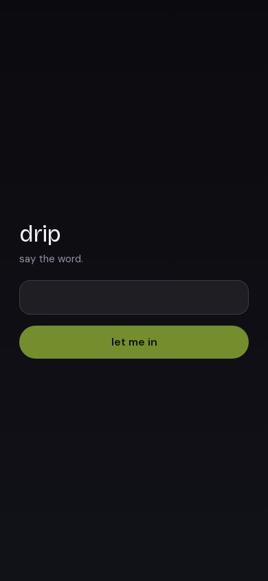 drip mobile preview captured by PWAs.app