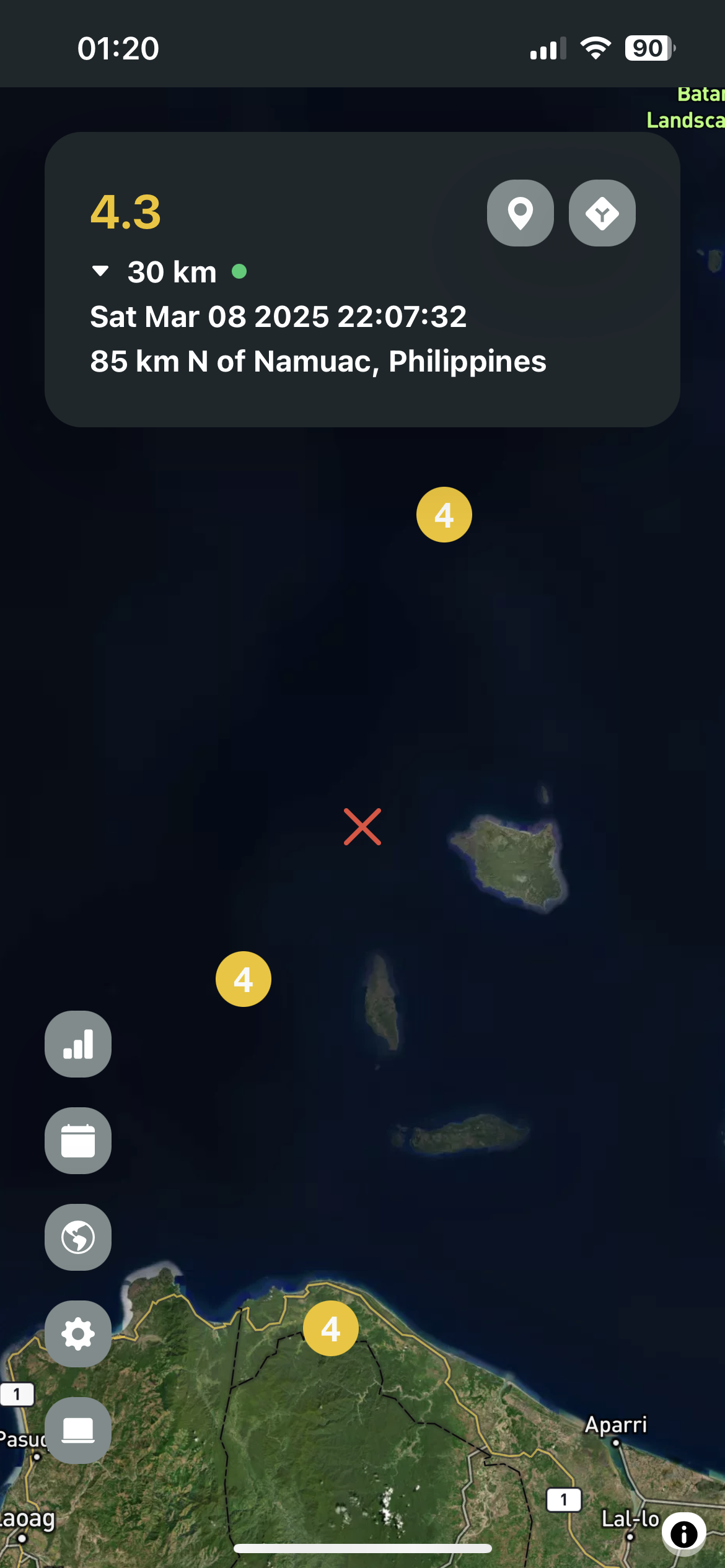EarthquakePH app preview 3