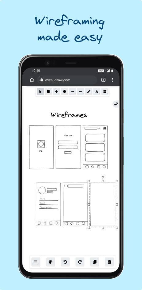 Excalidraw app preview 2