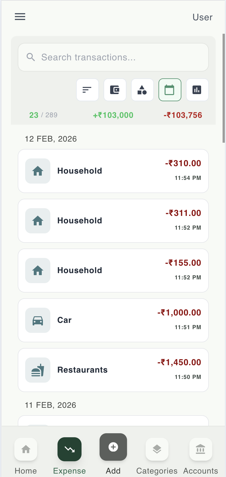 Family Expense Tracker narrow preview 3