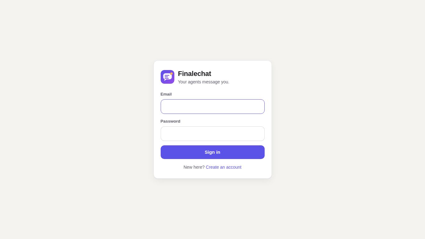 Finalechat desktop preview captured by PWAs.app