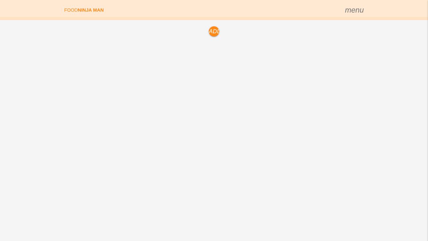 Food Ninja desktop preview captured by PWAs.app