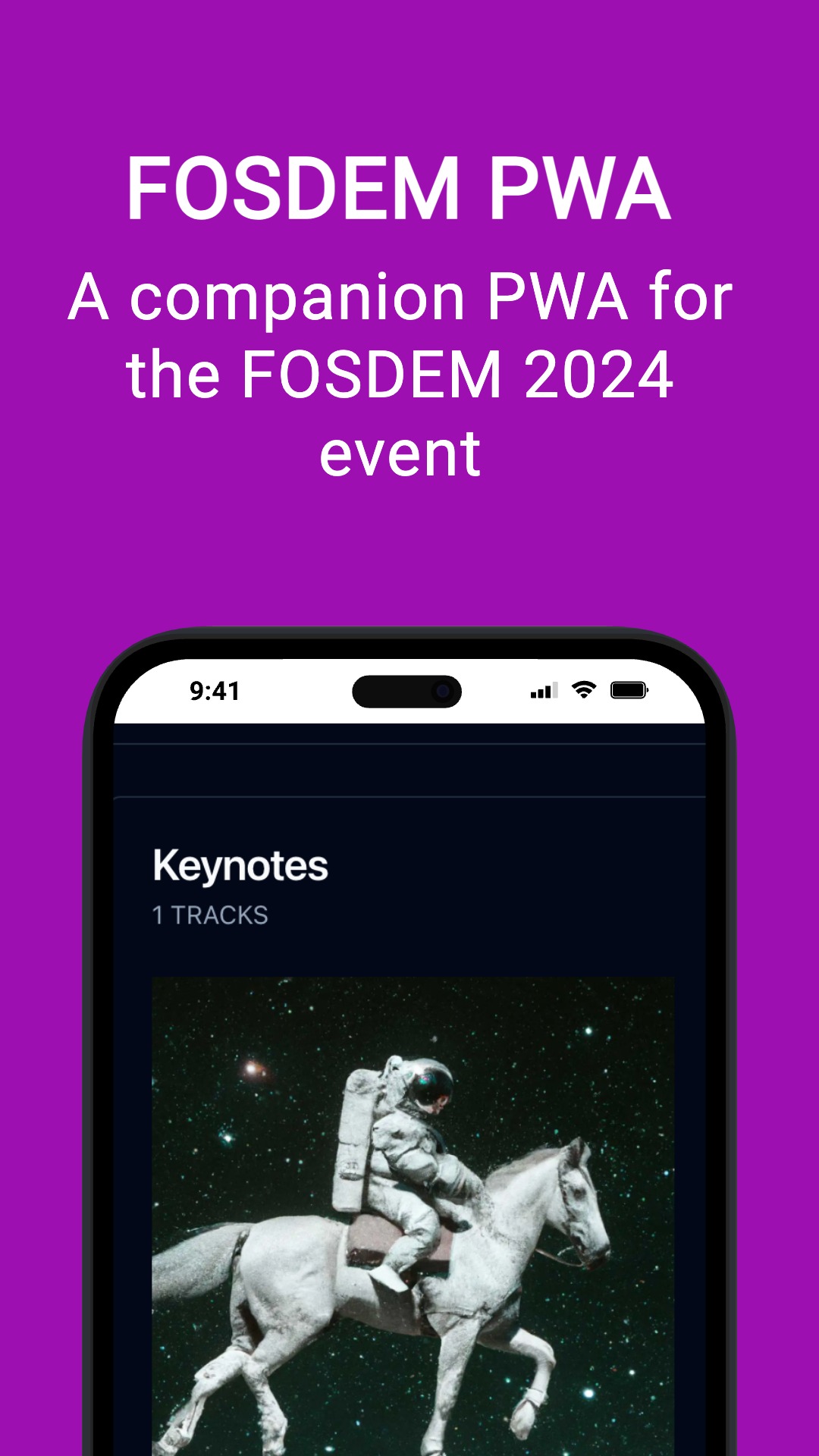 FOSDEM PWA narrow preview 1