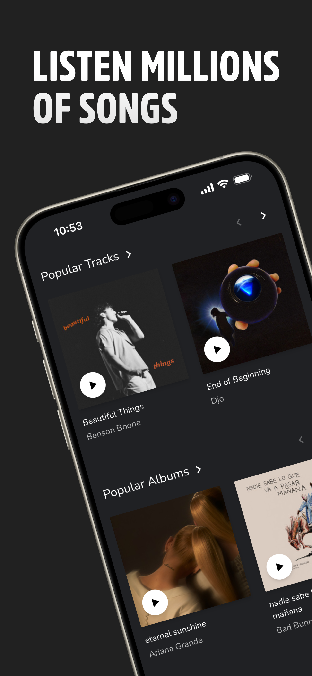 Freefy home – discover your music