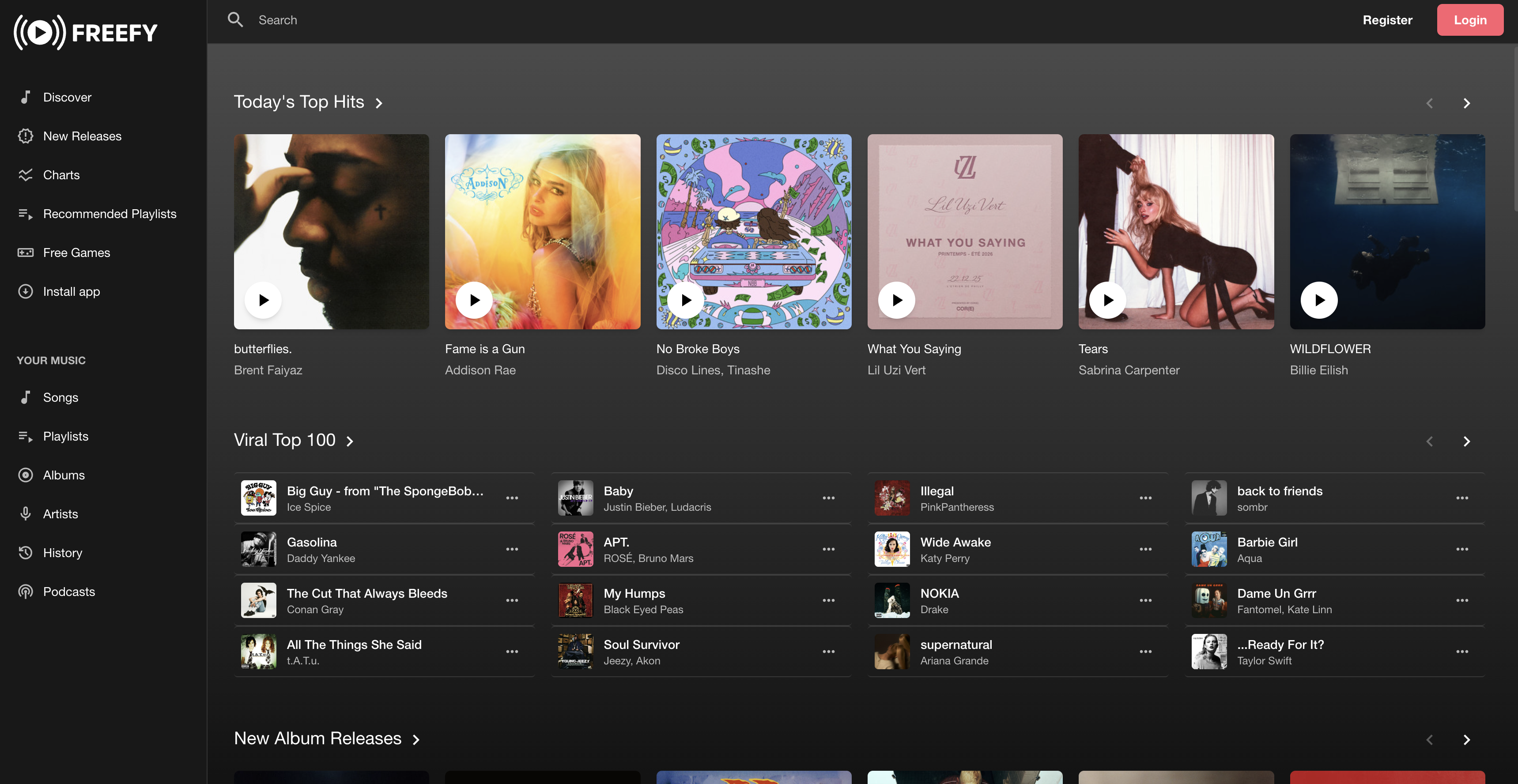 Freefy desktop