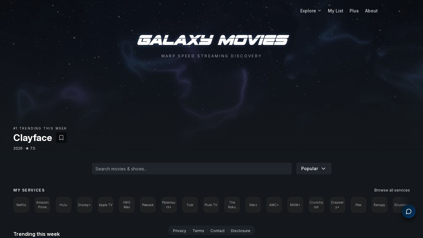 Galaxy Movies desktop preview captured by PWAs.app