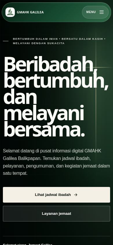 GMAHK Galilea Balikpapan mobile preview captured by PWAs.app