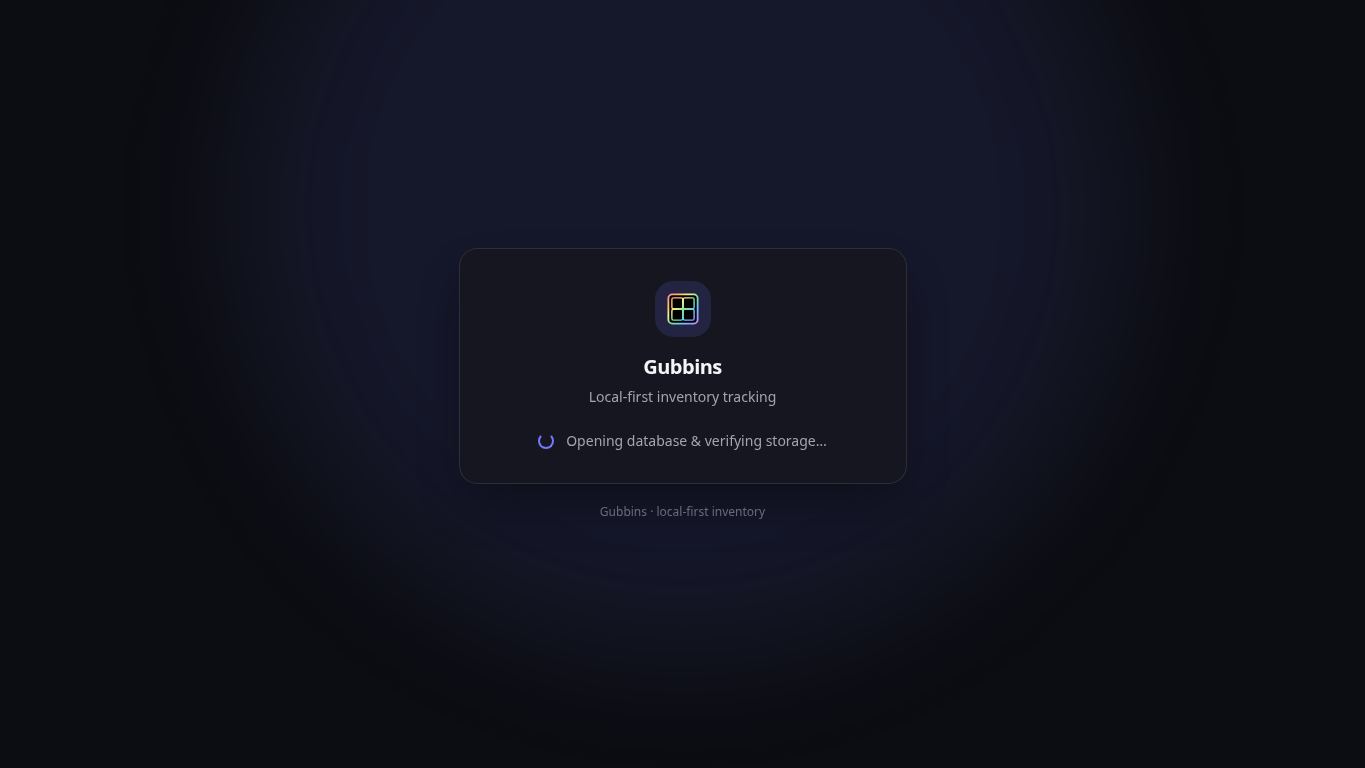 Gubbins desktop preview captured by PWAs.app