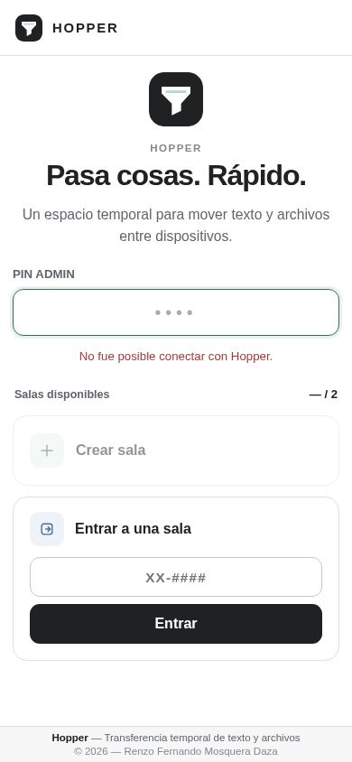 Hopper mobile preview captured by PWAs.app
