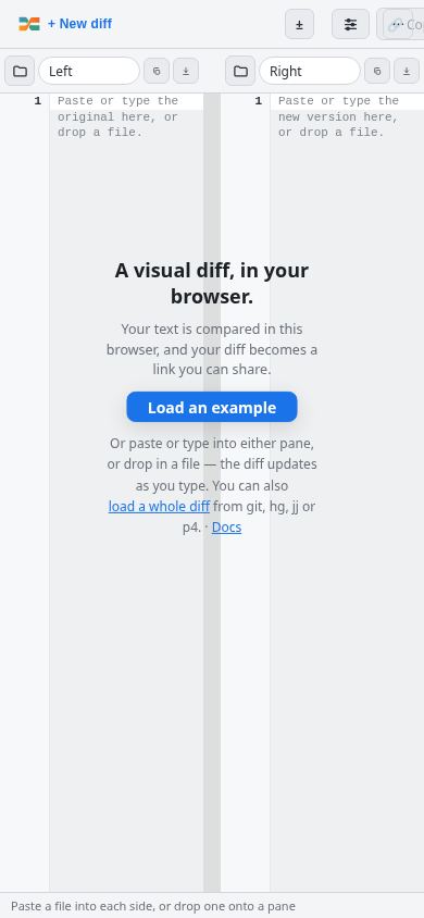 Riverdiff — visual diff mobile preview captured by PWAs.app