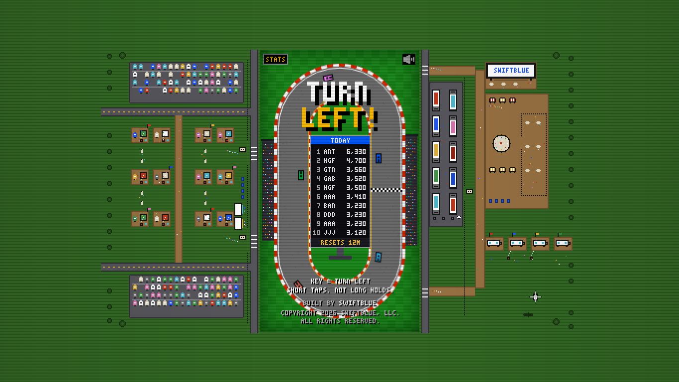 TURN LEFT! desktop preview captured by PWAs.app