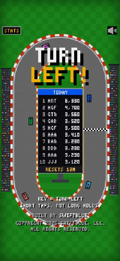 TURN LEFT! mobile preview captured by PWAs.app