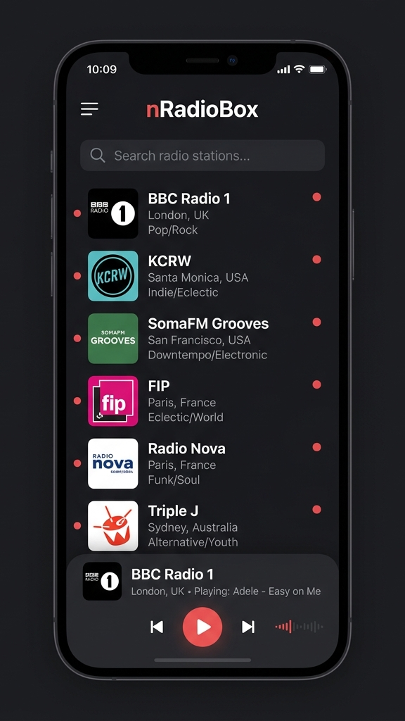 nRadioBox Mobile Player