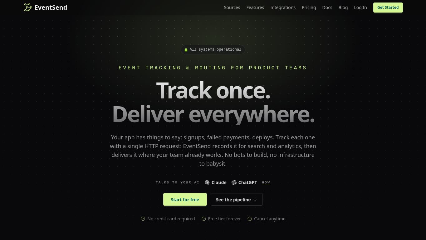 EventSend desktop preview captured by PWAs.app