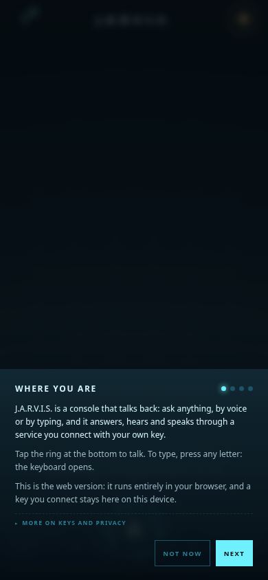 J.A.R.V.I.S. mobile preview captured by PWAs.app