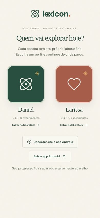 Lexicon — Laboratório de Palavras mobile preview captured by PWAs.app