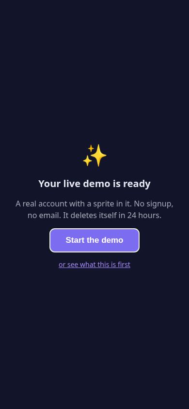 Life Sprites mobile preview captured by PWAs.app