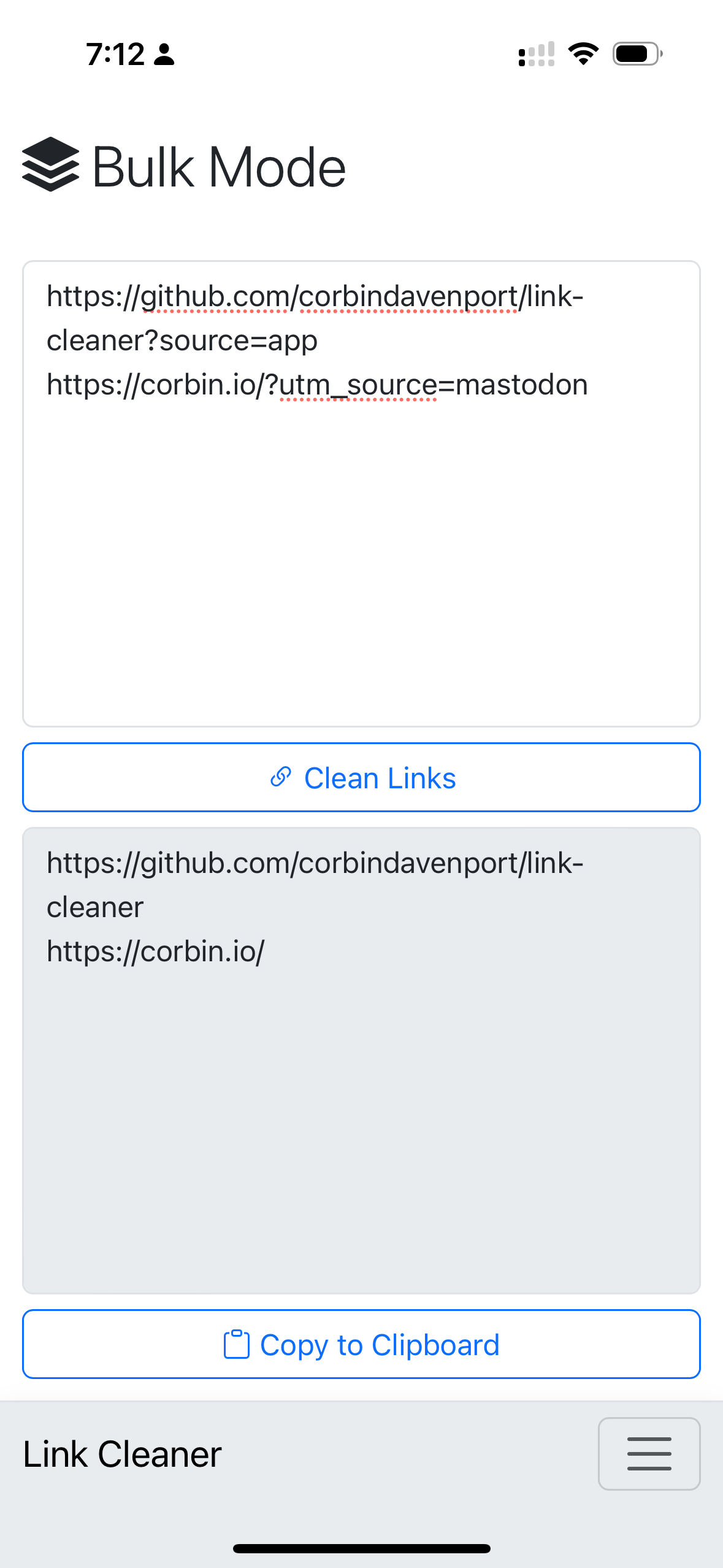 Link Cleaner narrow preview 3