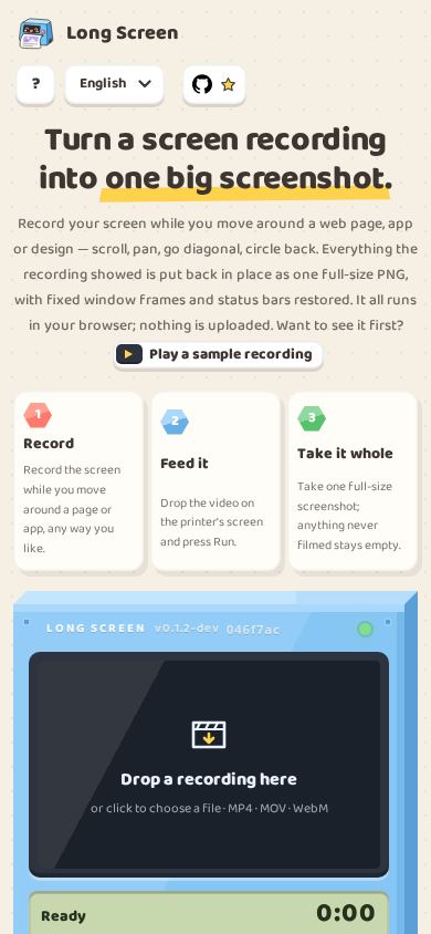 Long Screen mobile preview captured by PWAs.app