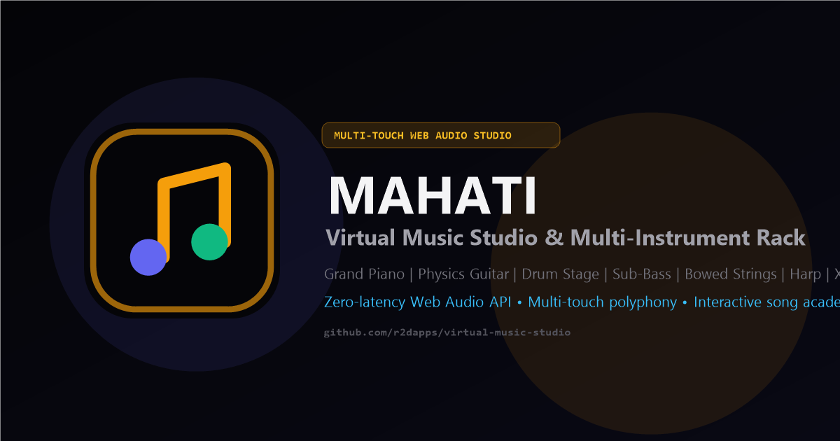 MAHATI Virtual Music Studio Interface