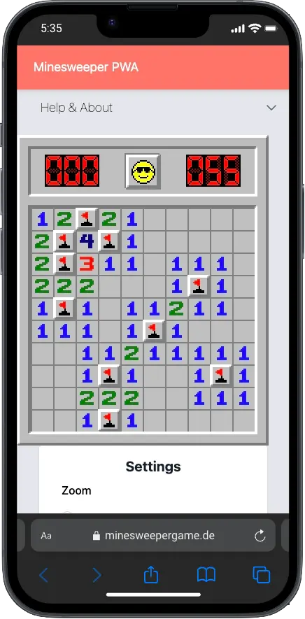 Game in light mode