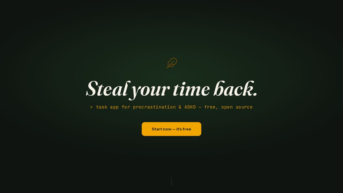 Momo – Steal your time back desktop preview captured by PWAs.app