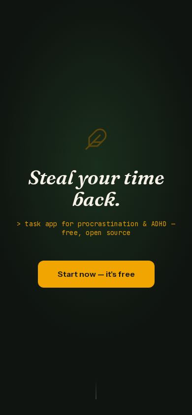 Momo – Steal your time back mobile preview captured by PWAs.app