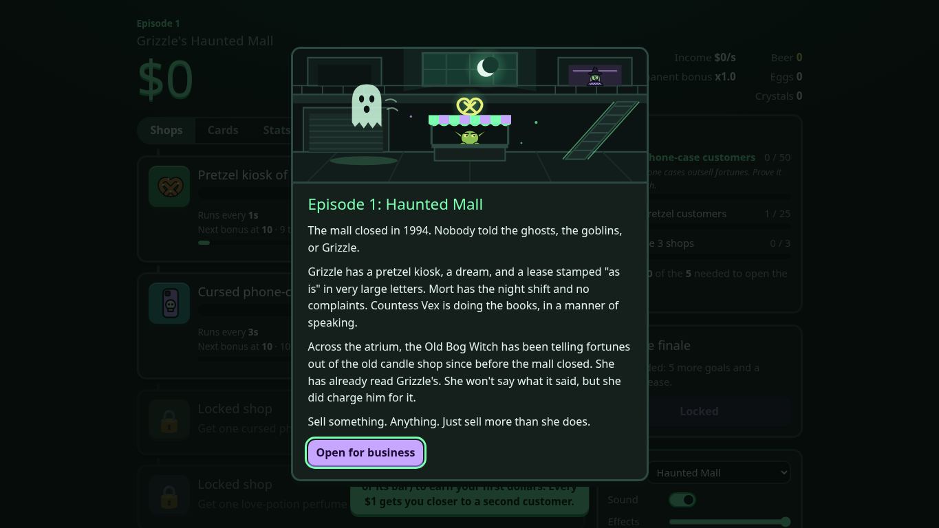 Monster Shop Idle desktop preview captured by PWAs.app