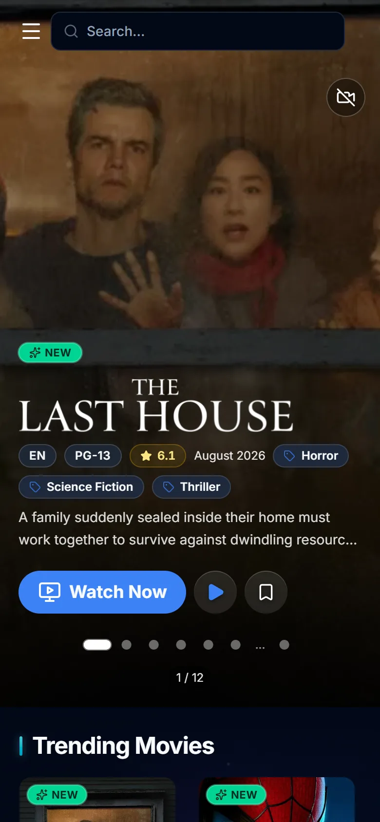 Browse trending movies and TV shows on Reely