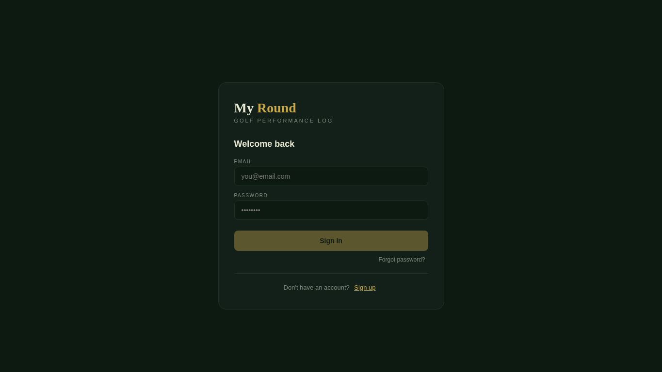 My Round desktop preview captured by PWAs.app