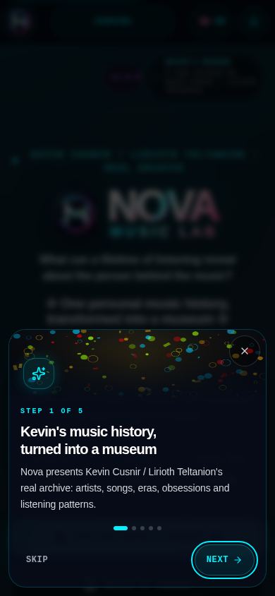 Nova Music Lab mobile preview captured by PWAs.app
