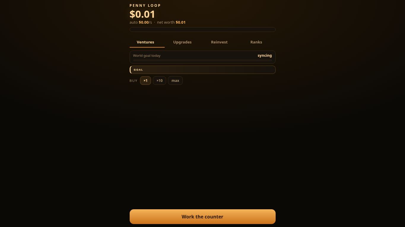 Penny Loop desktop preview captured by PWAs.app