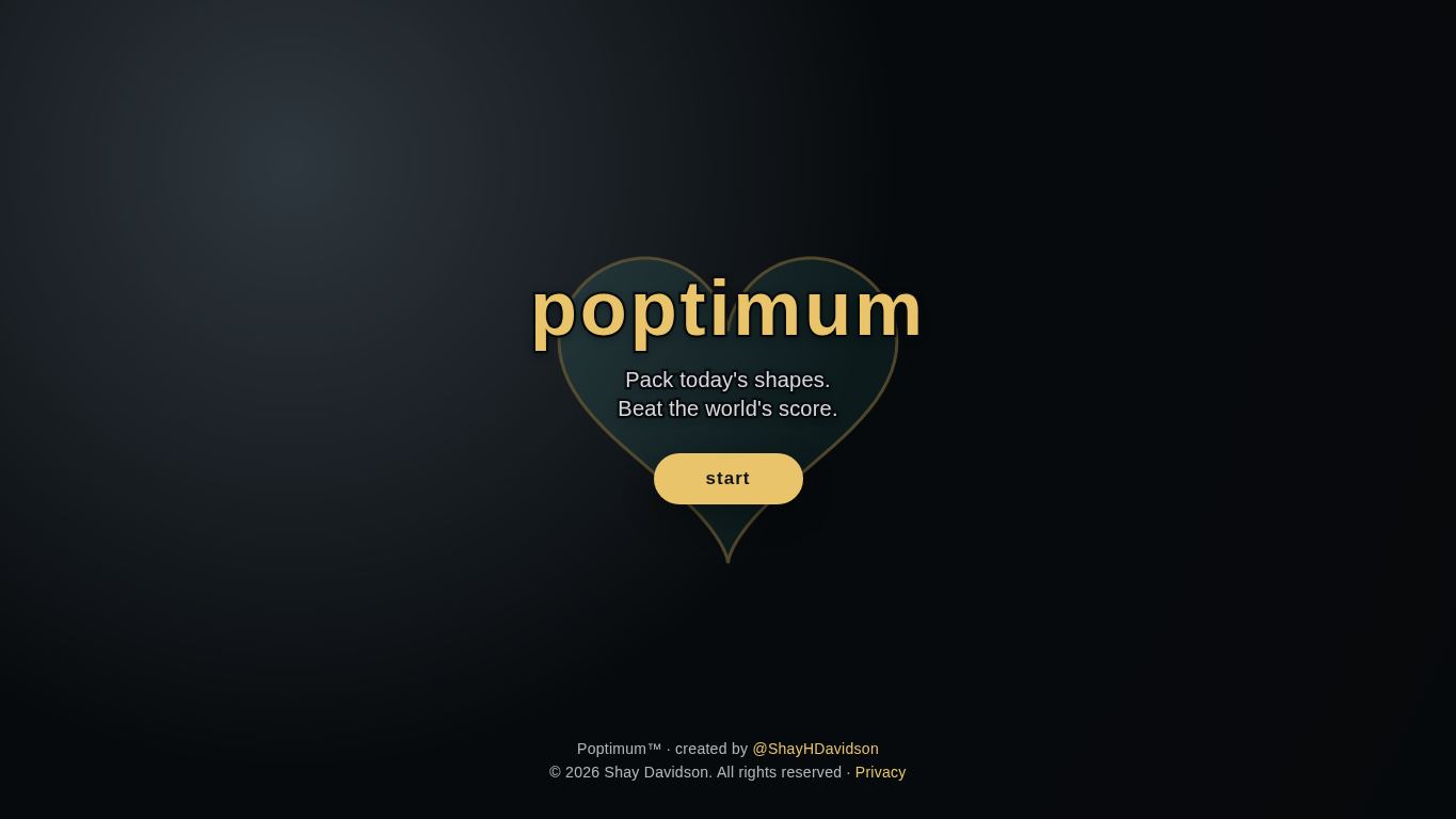 Poptimum™ desktop preview captured by PWAs.app