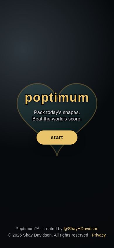 Poptimum™ mobile preview captured by PWAs.app