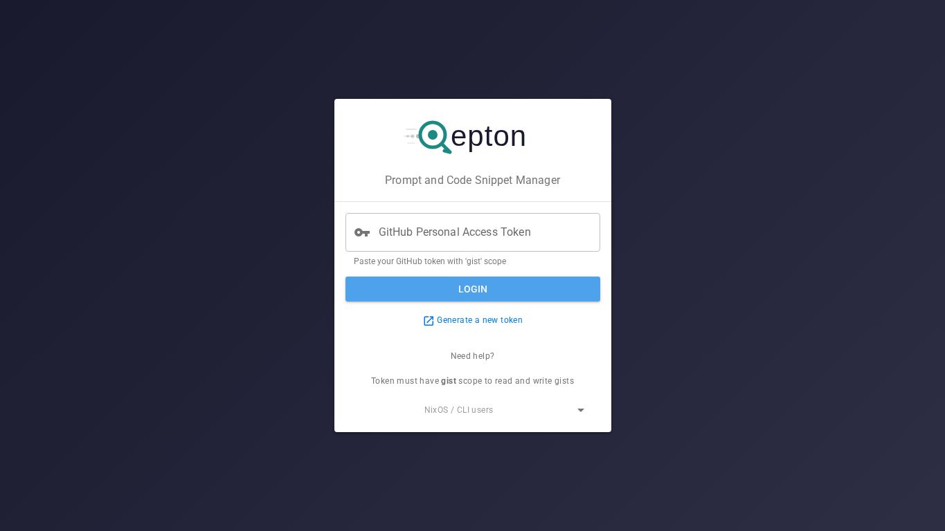Qepton desktop preview captured by PWAs.app