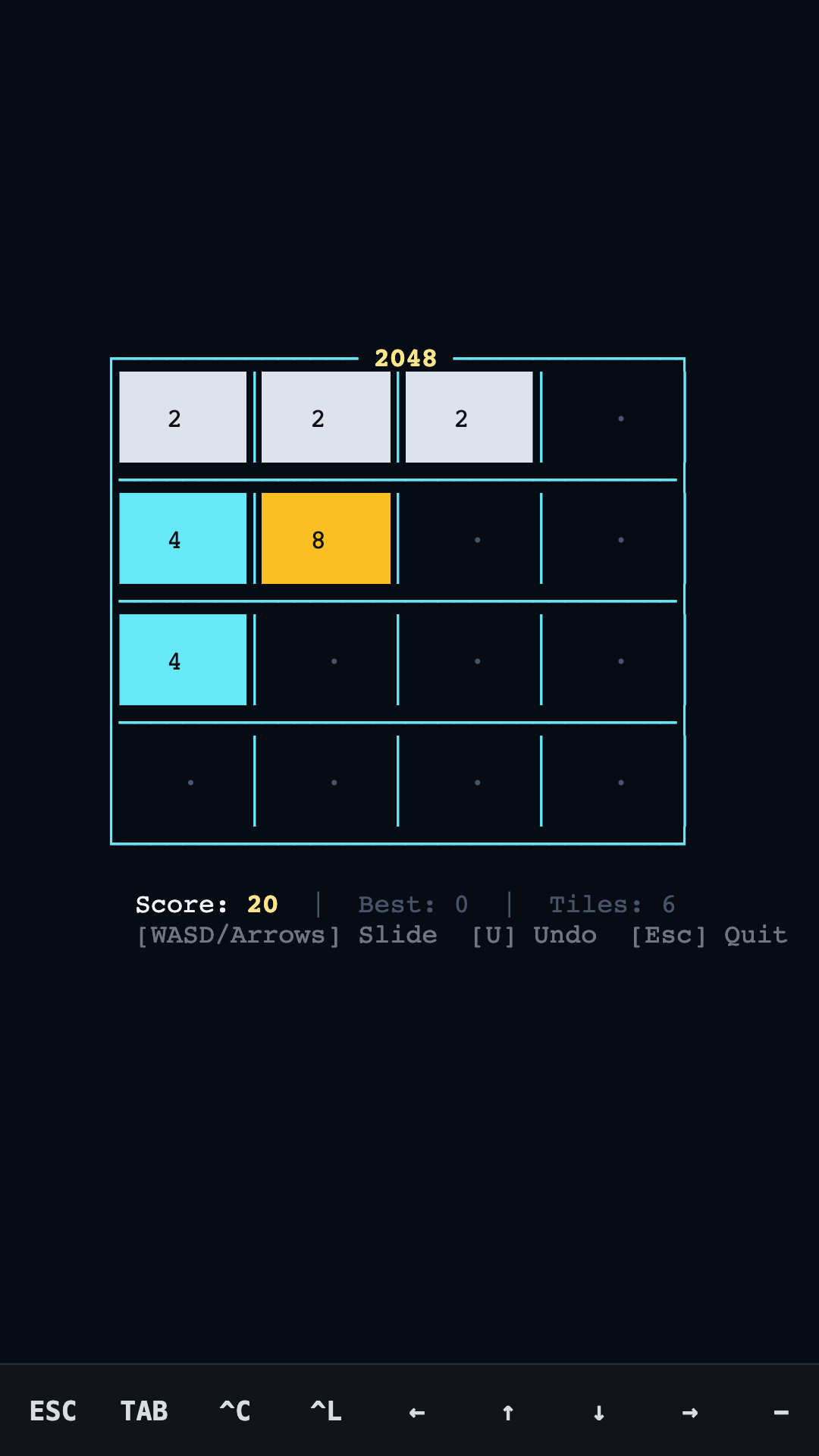 Games in the terminal
