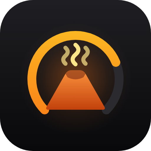 Reactive Volcano App logo