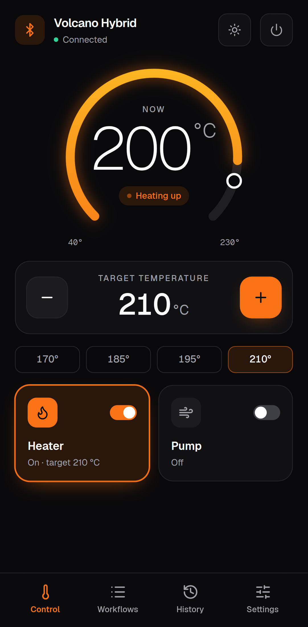 Temperature control
